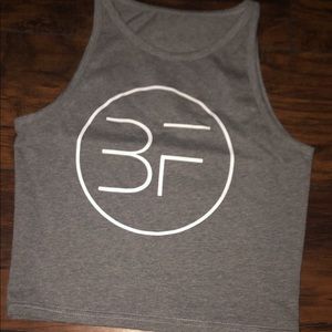 Boss Fit Crop Top Workout Shirt
